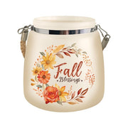 LED Harvest Glass Jar
