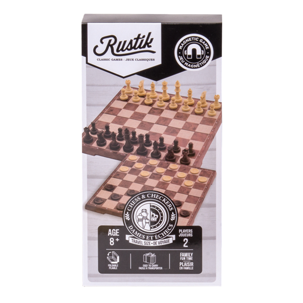 Rustik Foldable Chess | Travel Game