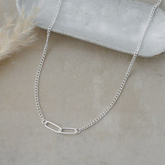 Forever necklace in silver by Glee Jewelry
