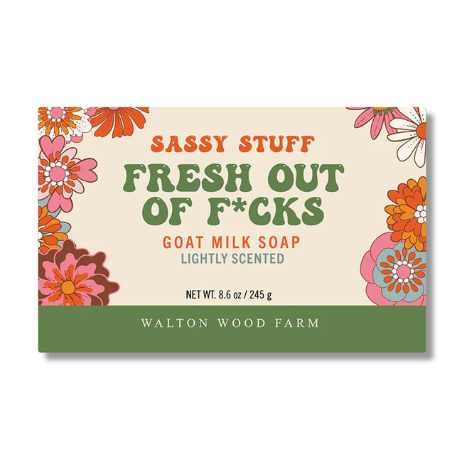 Fresh Out Of F*cks Goat Milk Soap Bar