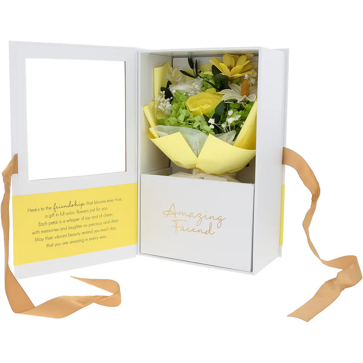 Friend - Yellow Preserved Floral Bouquet