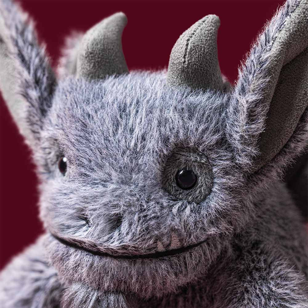 Jellycat Growlston Gargoyle plush, side view