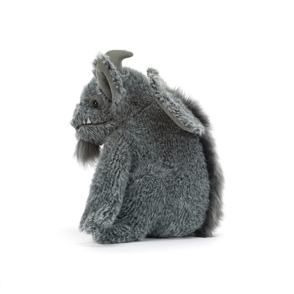 Jellycat Growlston Gargoyle plush, detail view