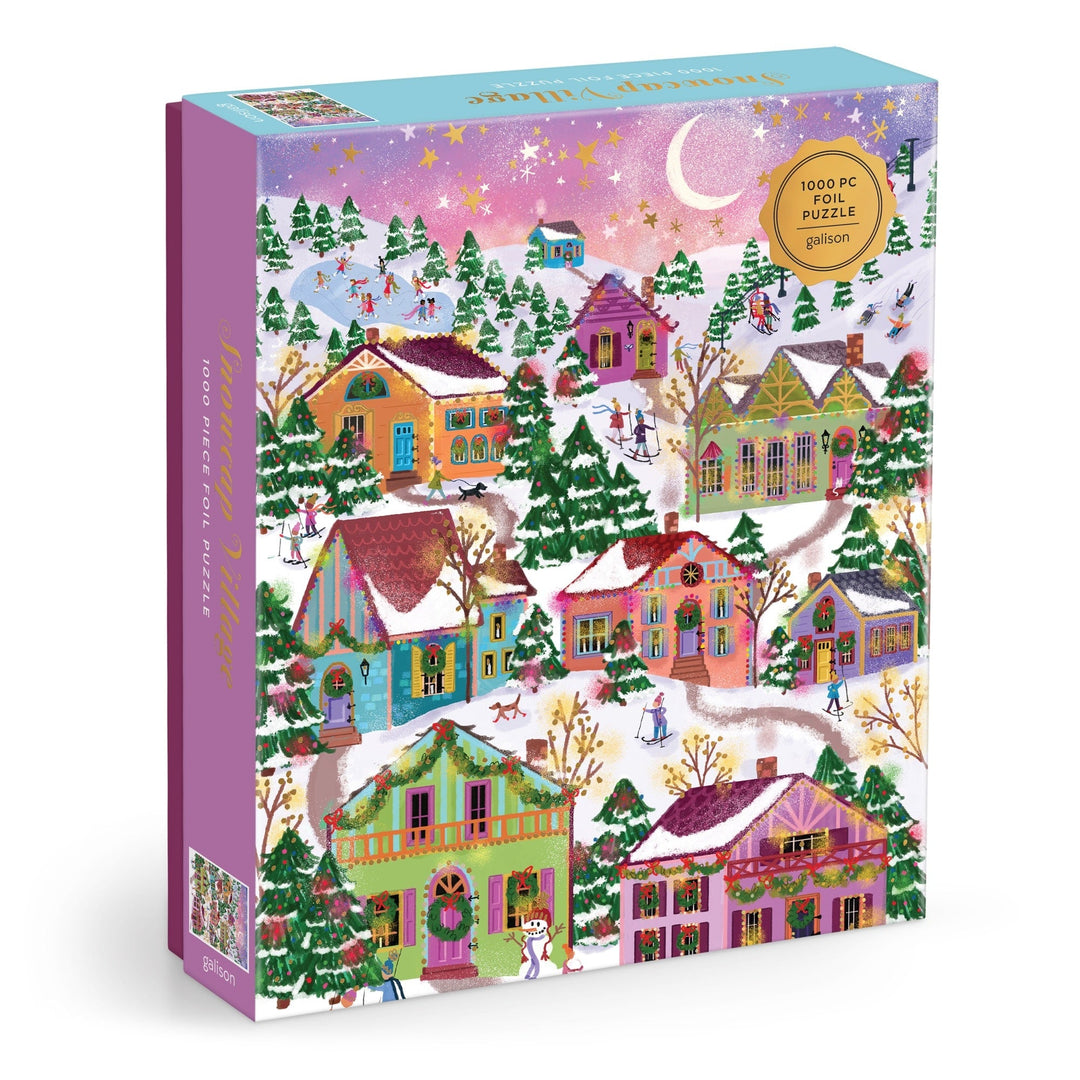Joy Laforme Snowcap Village | 1000 Piece Foil Puzzle