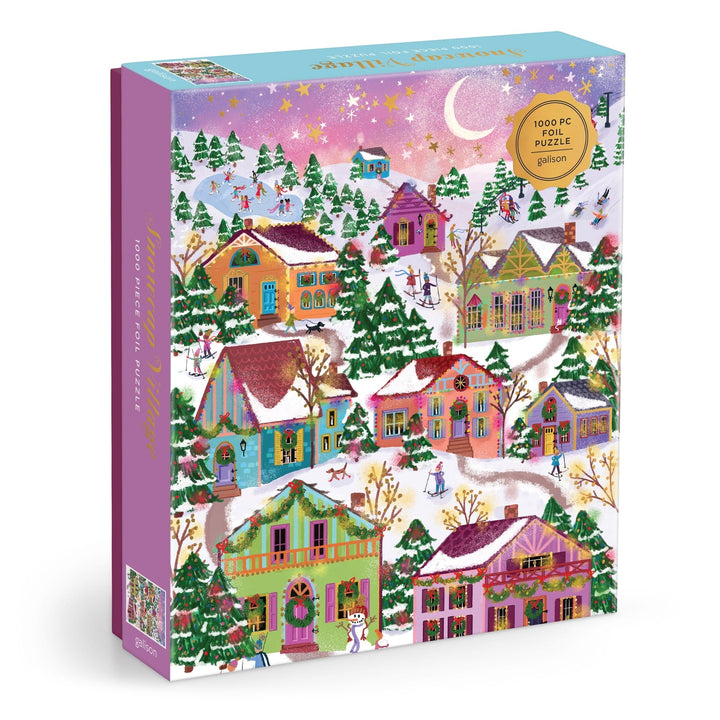 Joy Laforme Snowcap Village | 1000 Piece Foil Puzzle