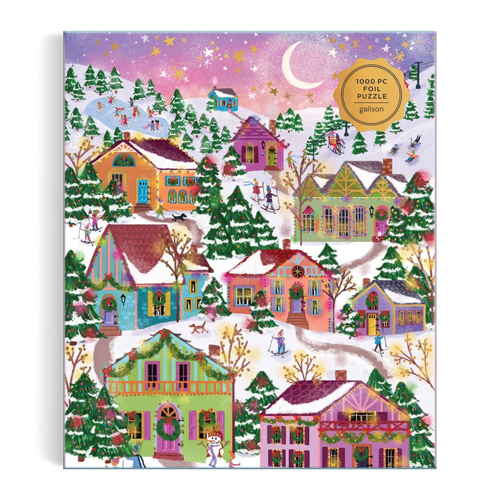 Joy Laforme Snowcap Village | 1000 Piece Foil Puzzle