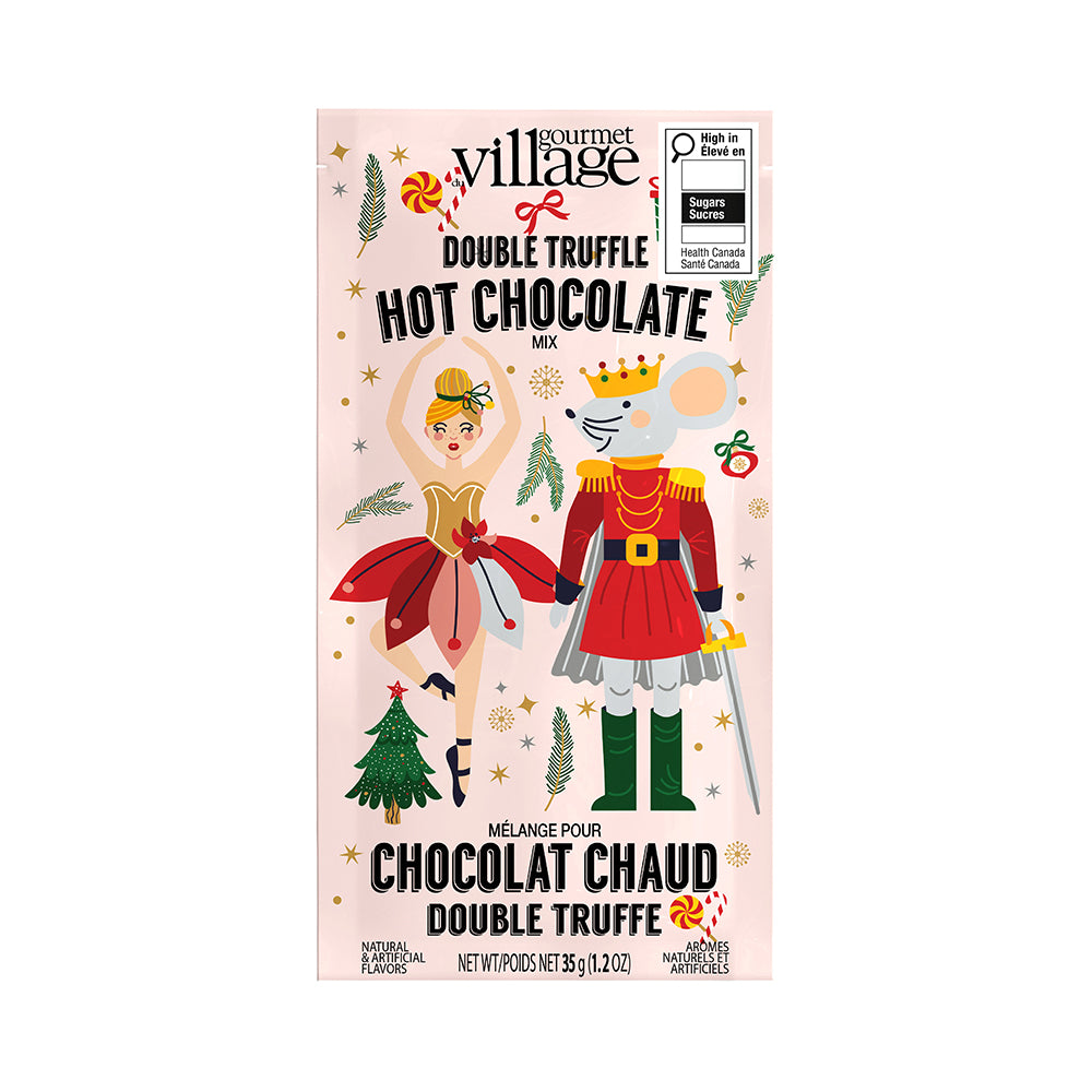 Nutcracker Ballet Double Truffle hot chocolate pouch by Gourmet du Village
