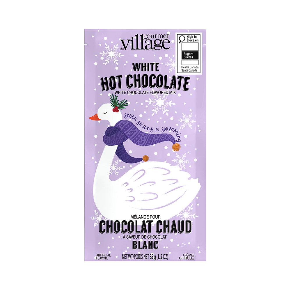 Swan white hot chocolate single serve by Gourmet du Village