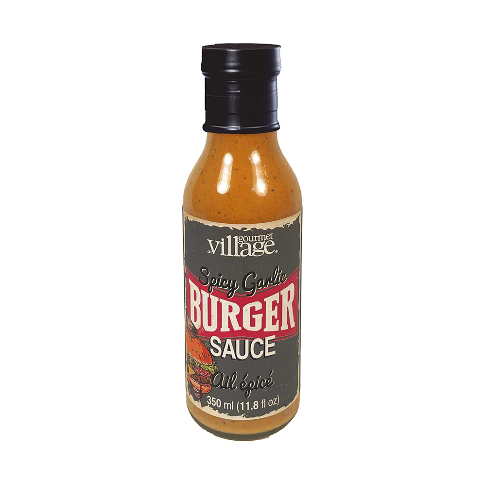 Spicy Garlic Burger Sauce bottle by Gourmet du Village