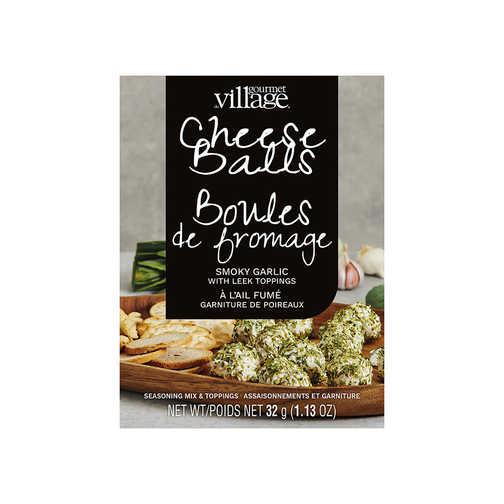 Smoky Garlic cheeseball mix recipe box by Gourmet du Village