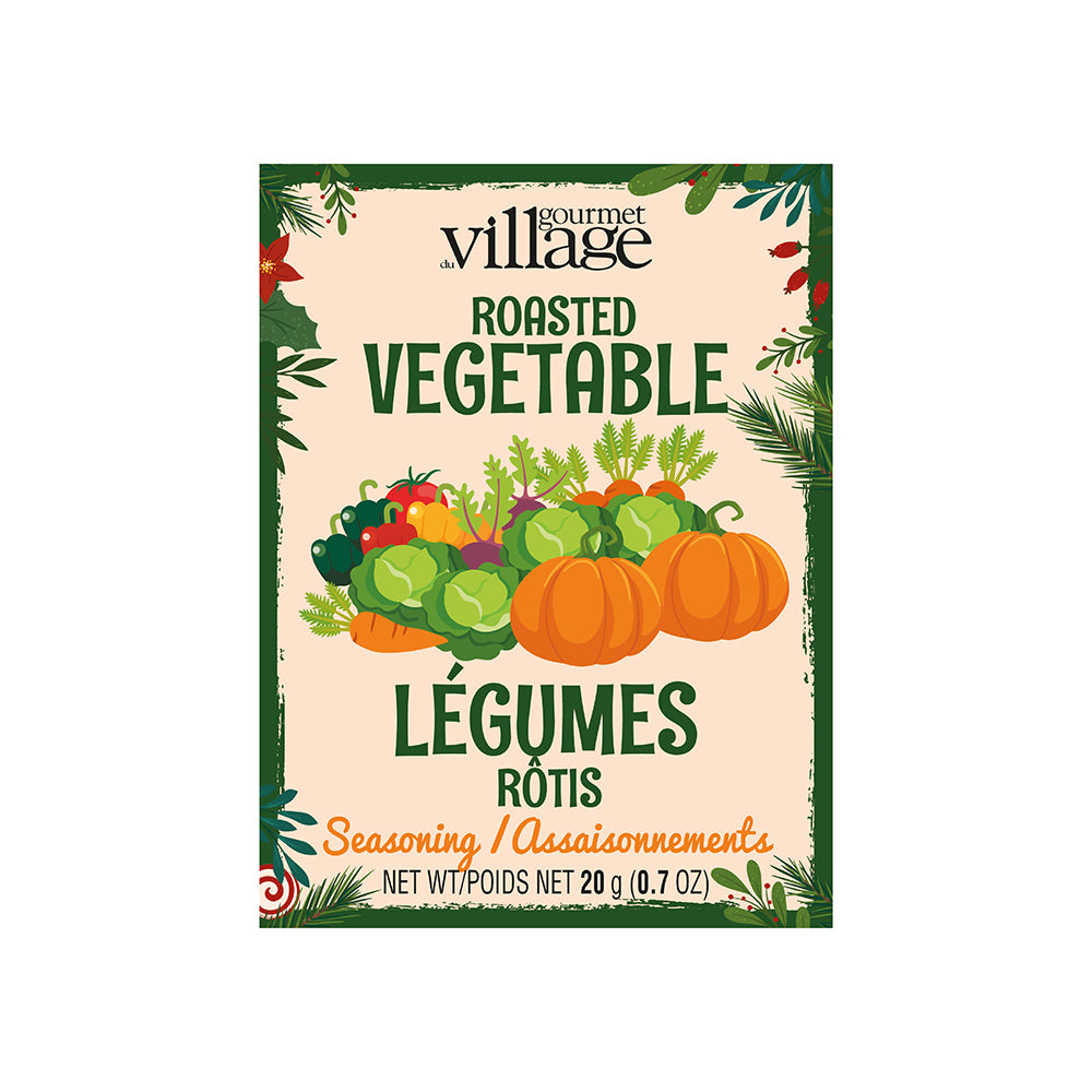 Roasted Vegetables seasoning recipe box by Gourmet du Village
