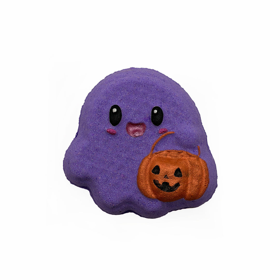 Halloween Ghost with Pumpkin bath bomb by The Bomb Bar