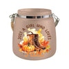 LED Harvest Glass Jar