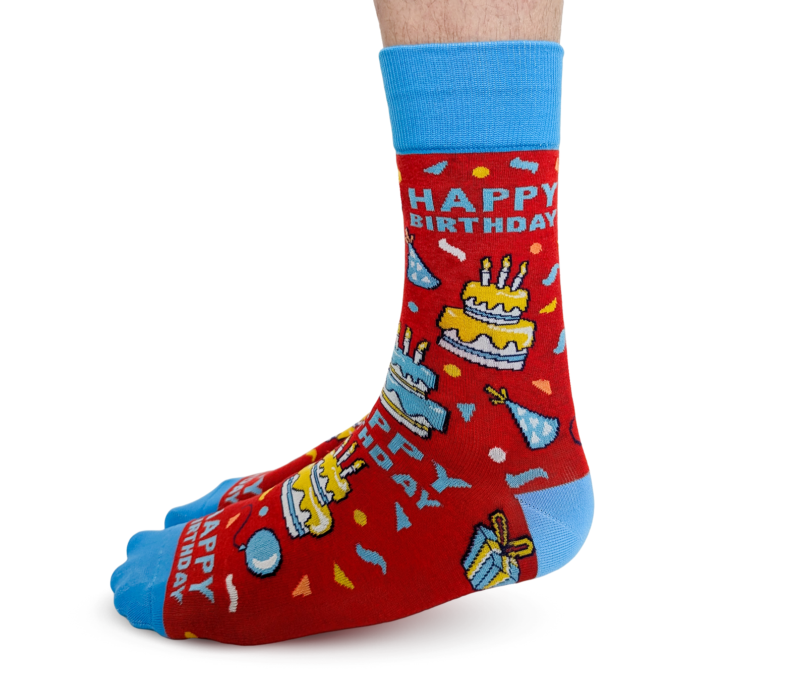 Happy Birthday Red | Mens Socks