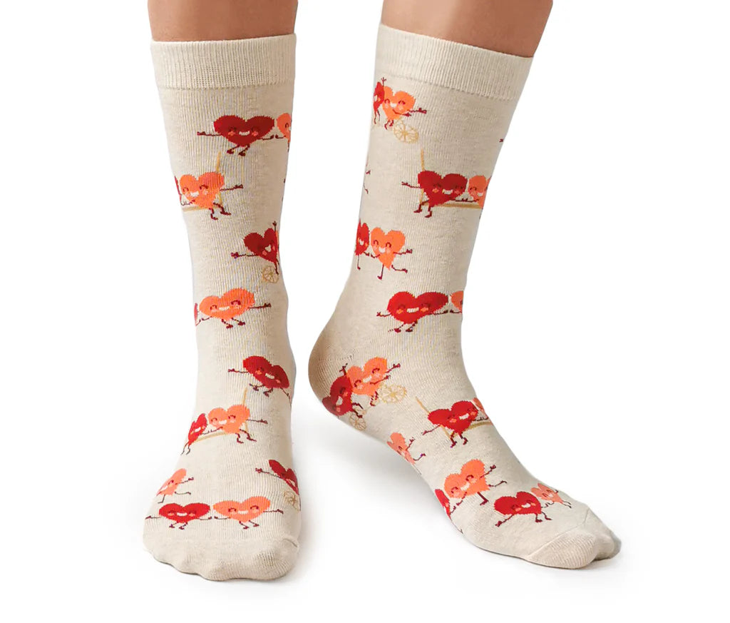 Tandom Hearts | Womans Socks