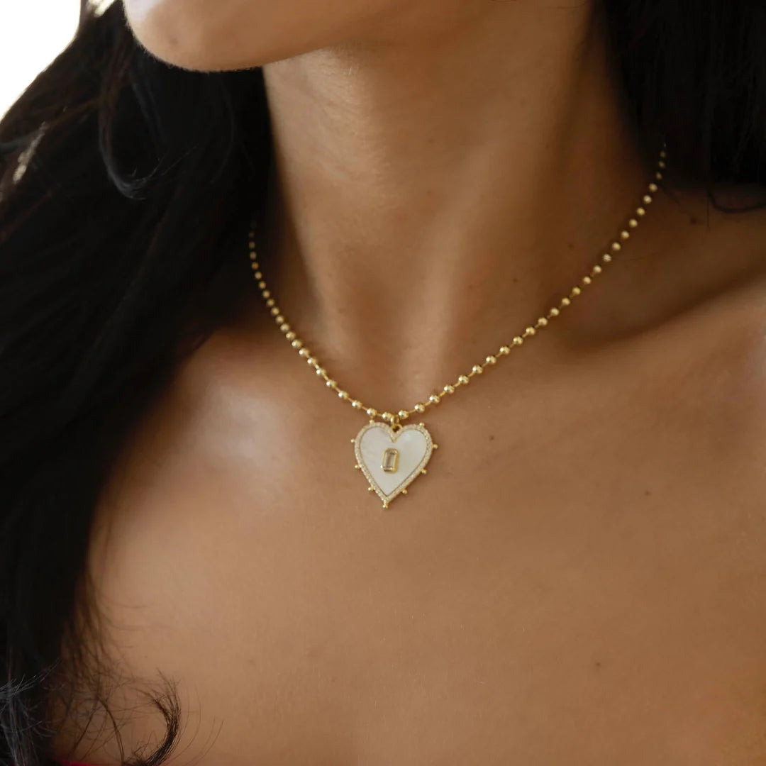 Hailey Heart - Gold | Necklace
