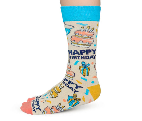 Happy Birthday Yellow | Womans Socks