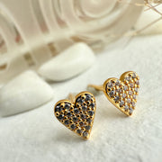 Heart of Glass Mini Heart | Earrings