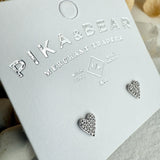 Heart of Glass Mini Heart | Earrings