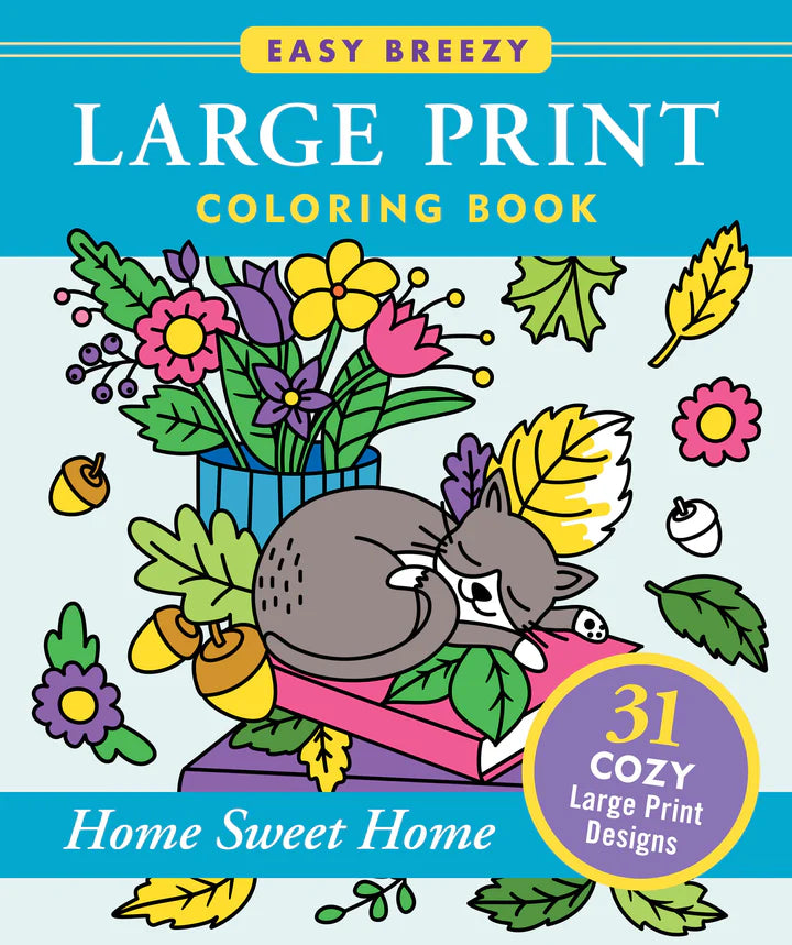 Color Book - Home Sweet Home Lg Print