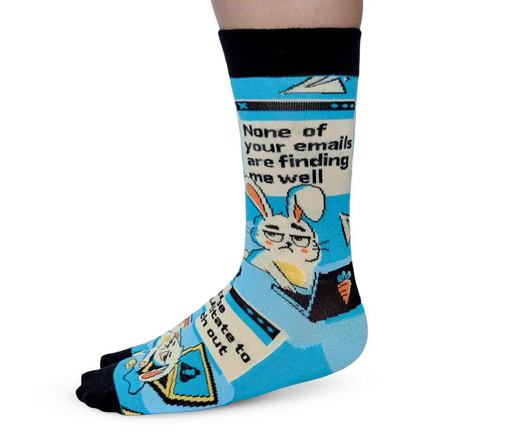 Inbox Bunny  | Mens Socks