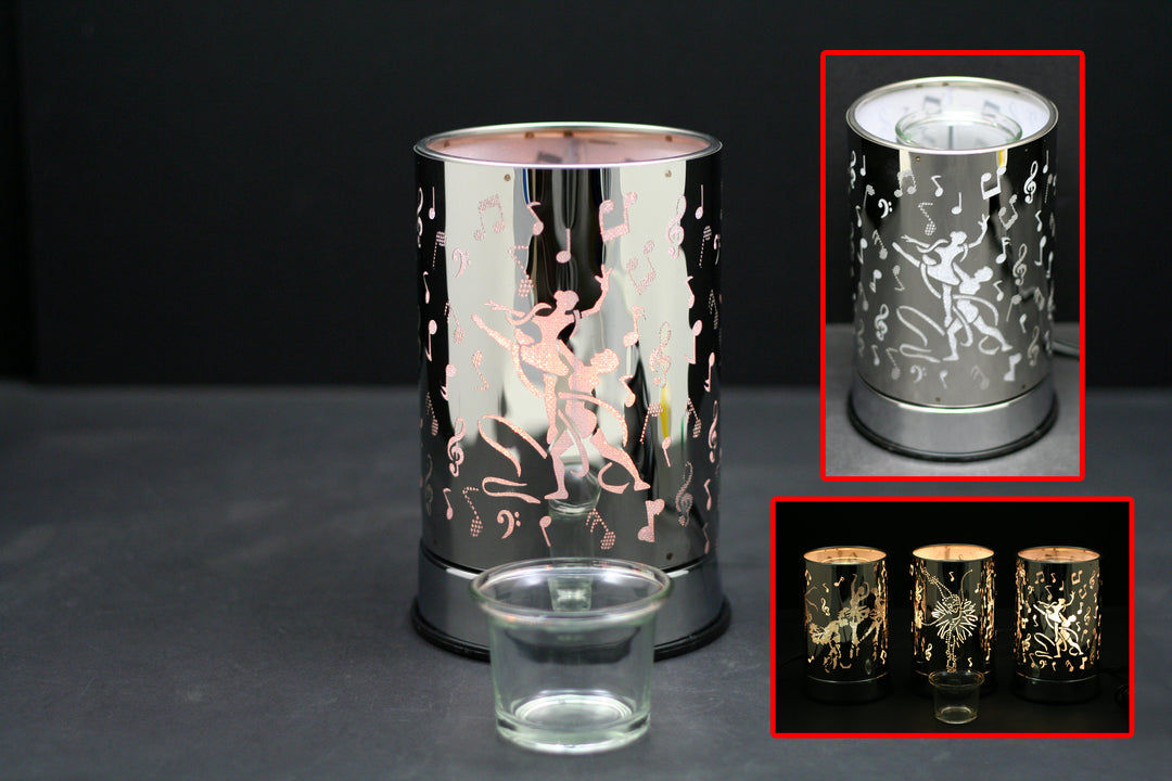 Silver Couple Dancer | Touch Lamp