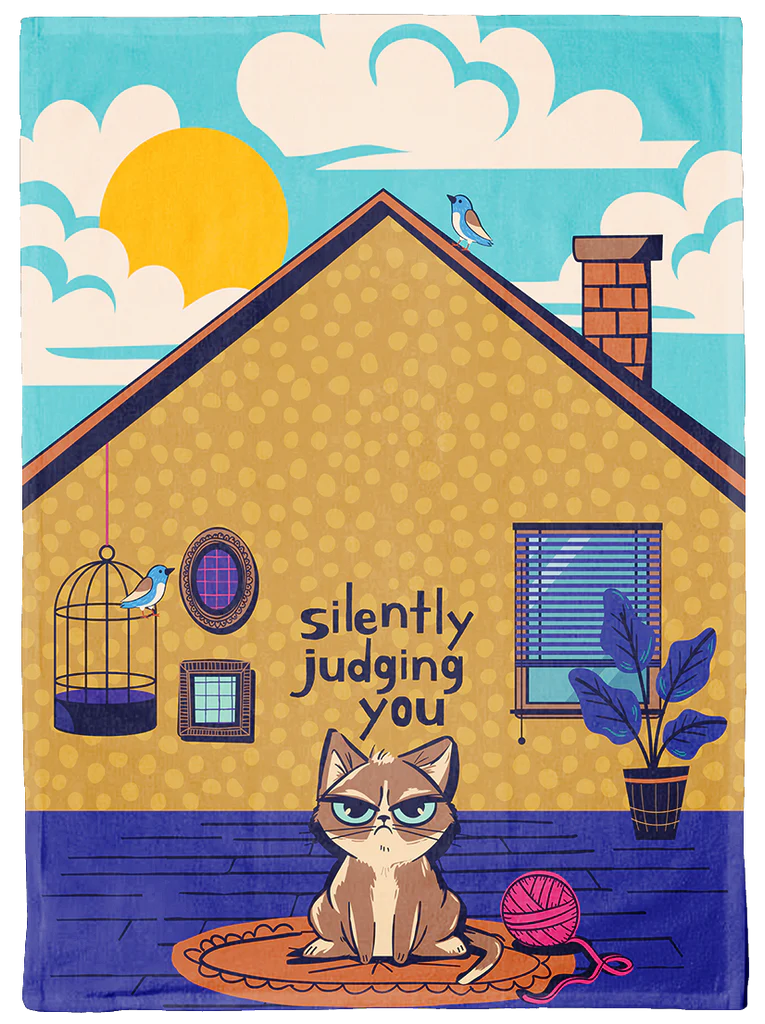 Judging You | Dish Towel