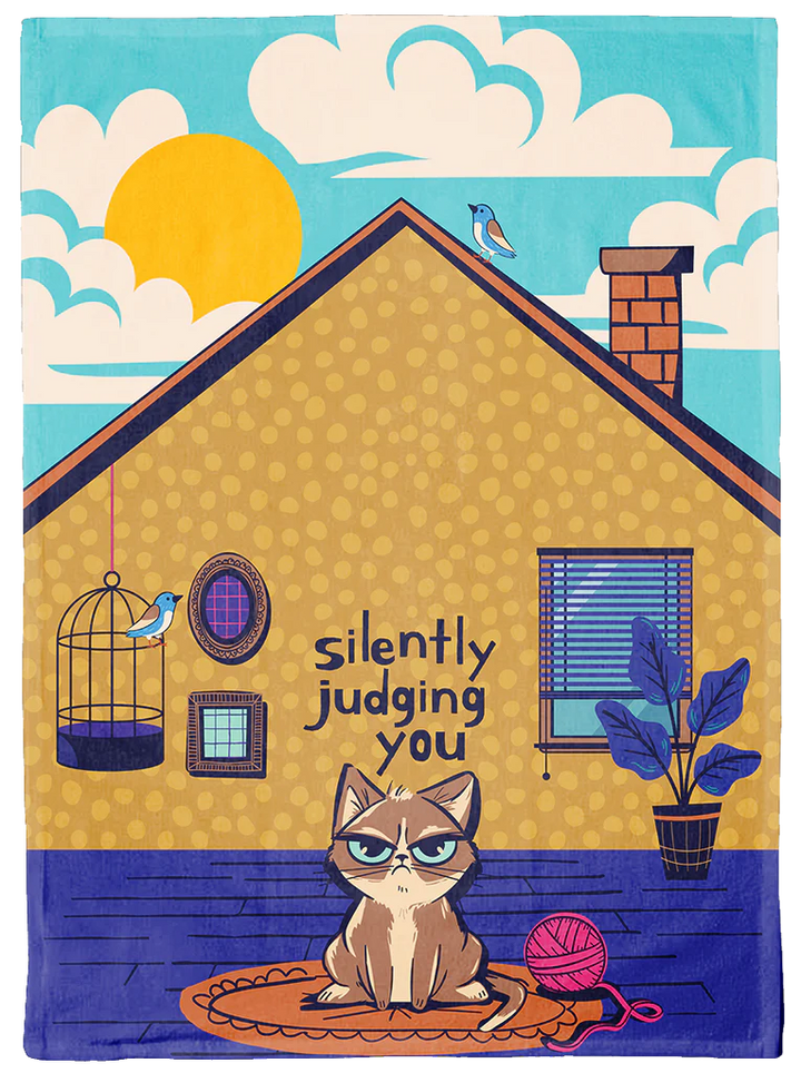 Judging You | Dish Towel