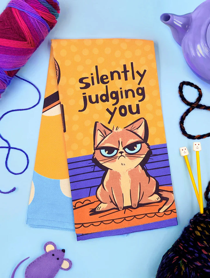 Judging You | Dish Towel