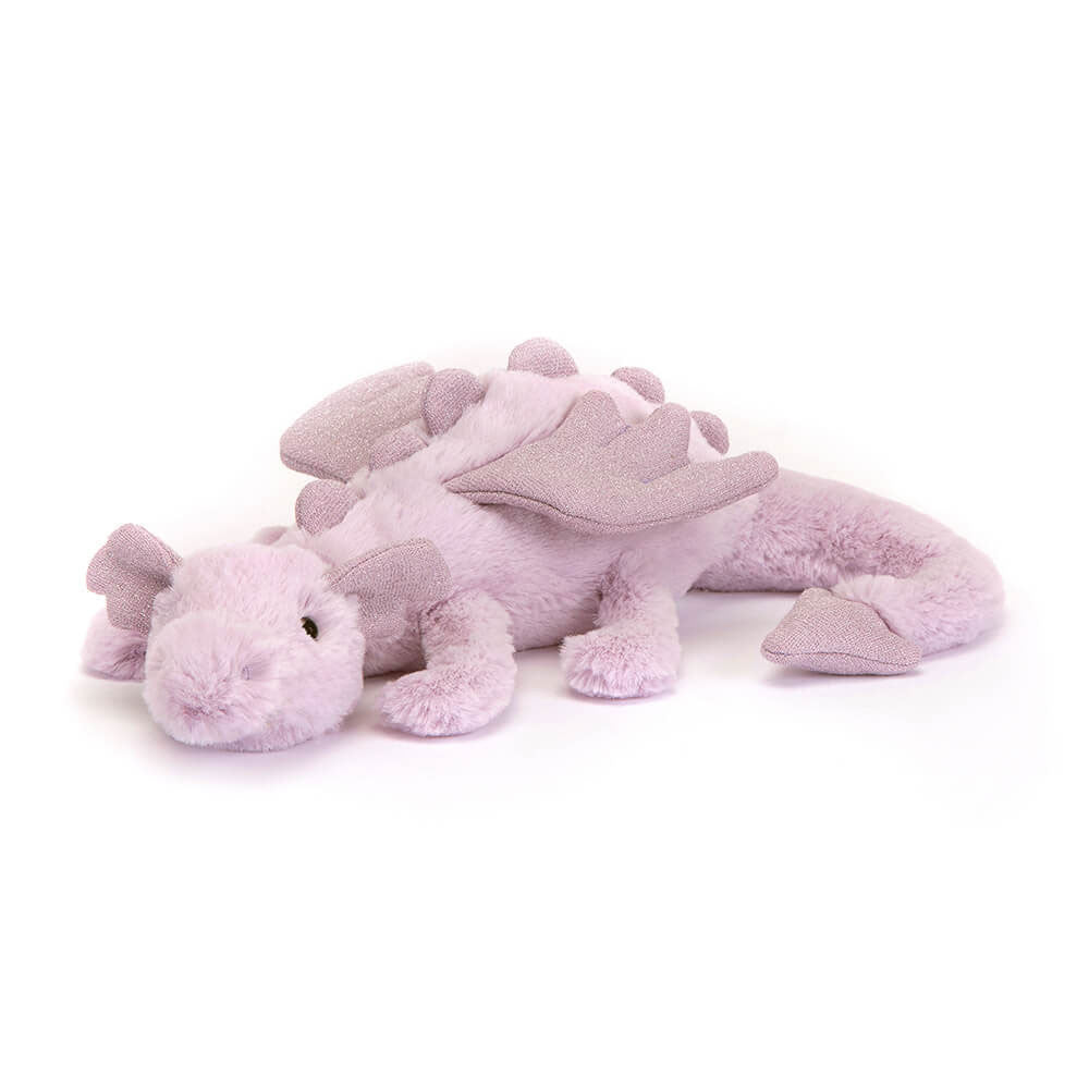 Jellycat Lavender Dragon Little plush, main view