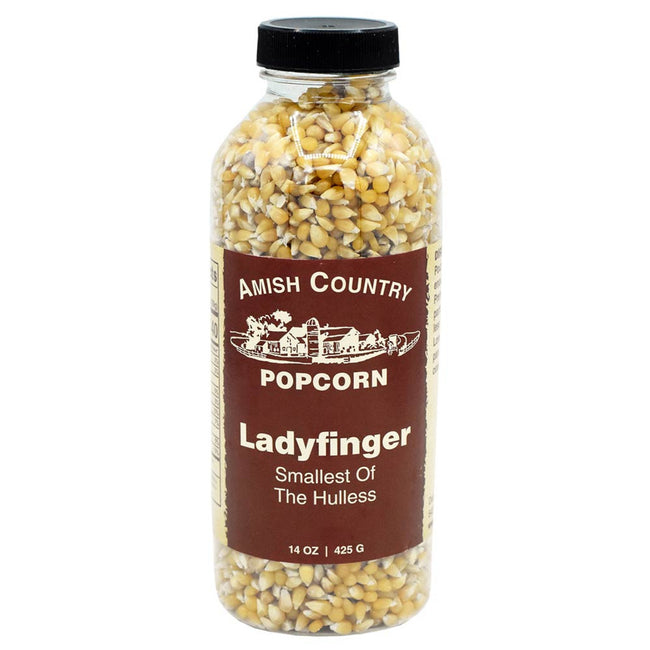 14oz Bottle of Ladyfinger Popcorn