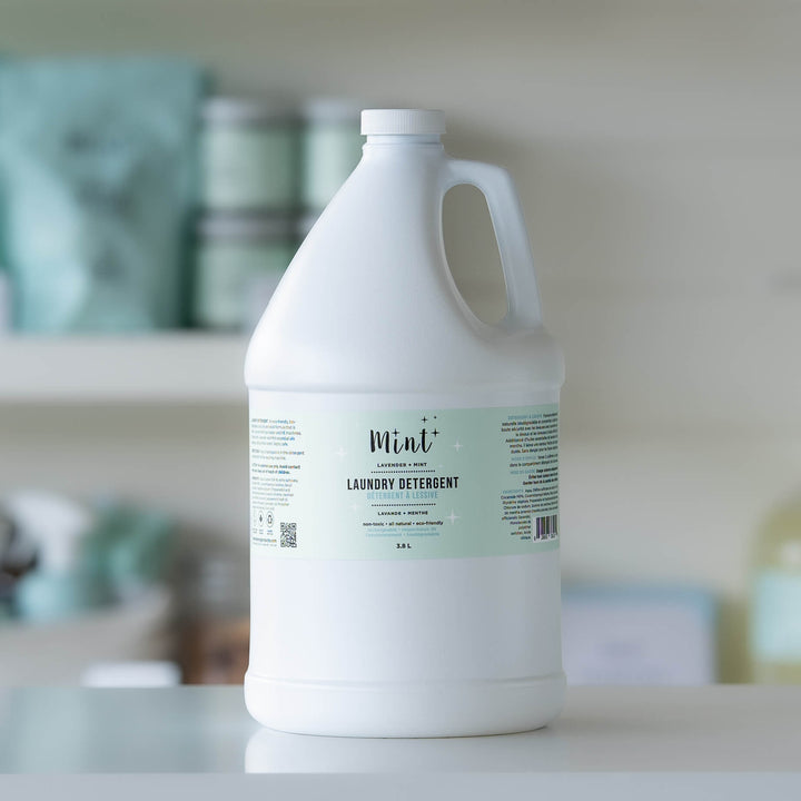 Mint Cleaning Laundry Detergent Refill Jug