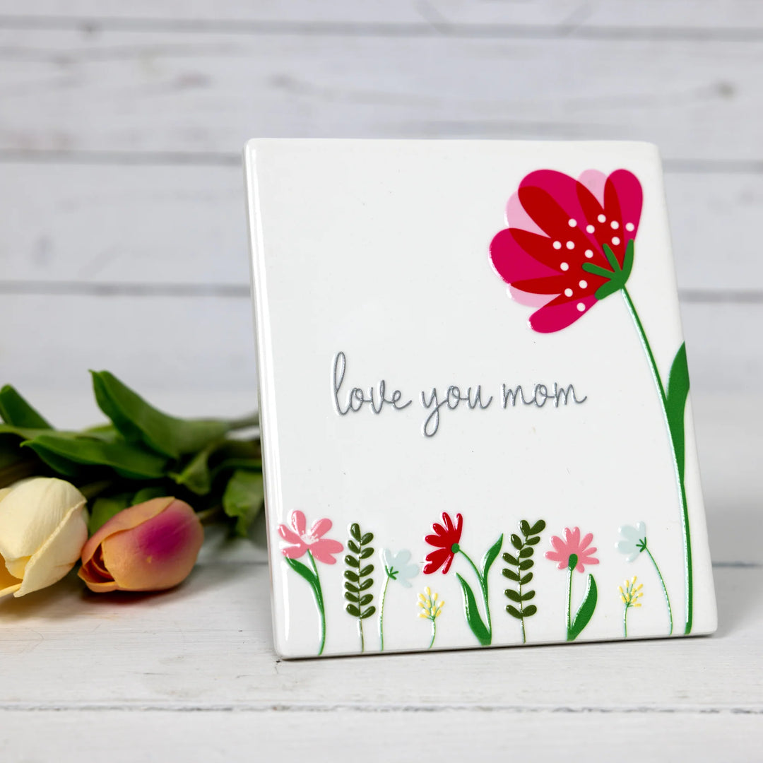 Love You Mom - 5.5" Ceramic Plate