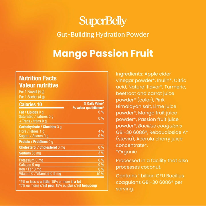 SuperBelly Mango Passionfruit