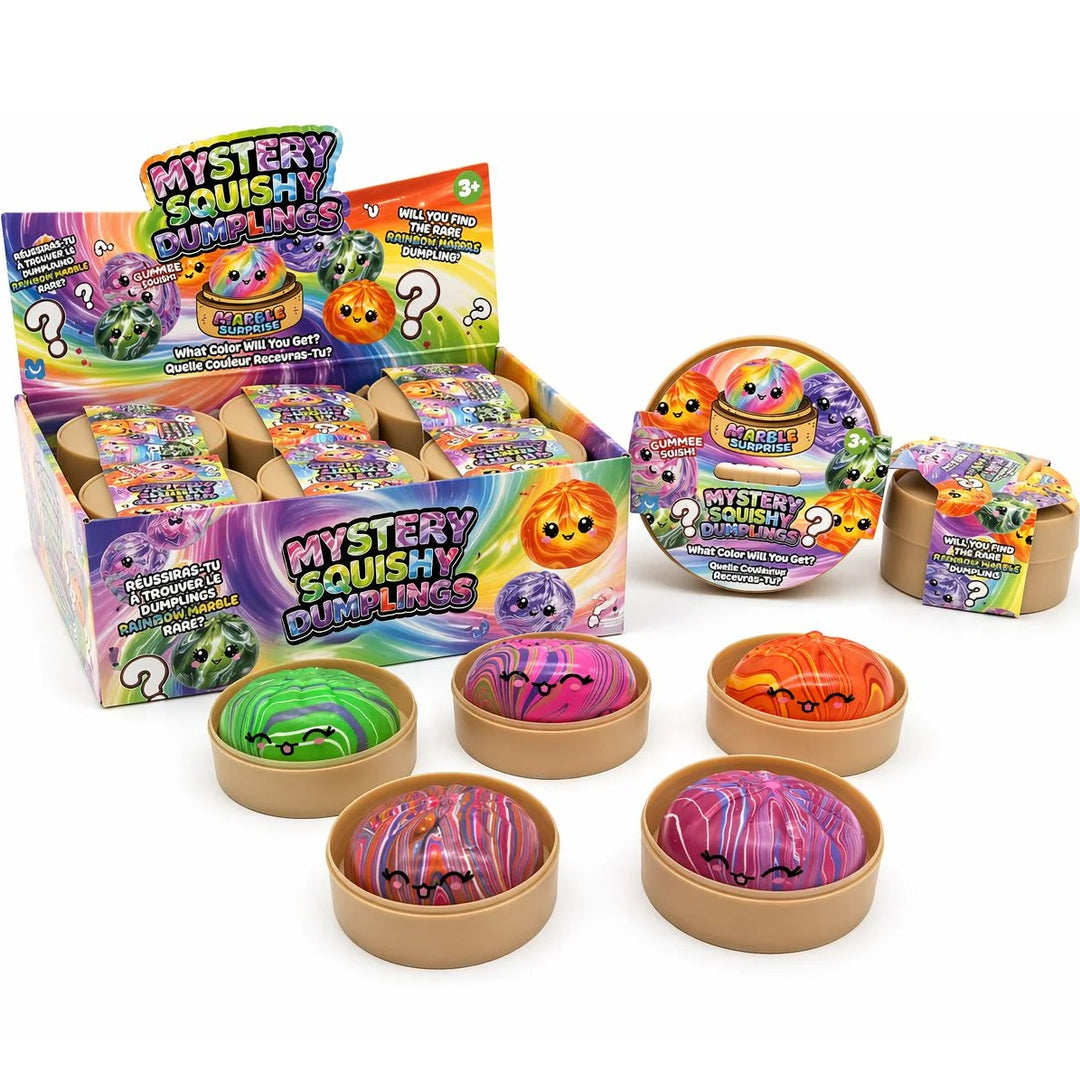 Marble Mystery Maltose Squishy Dumpling with Rainbow Chase