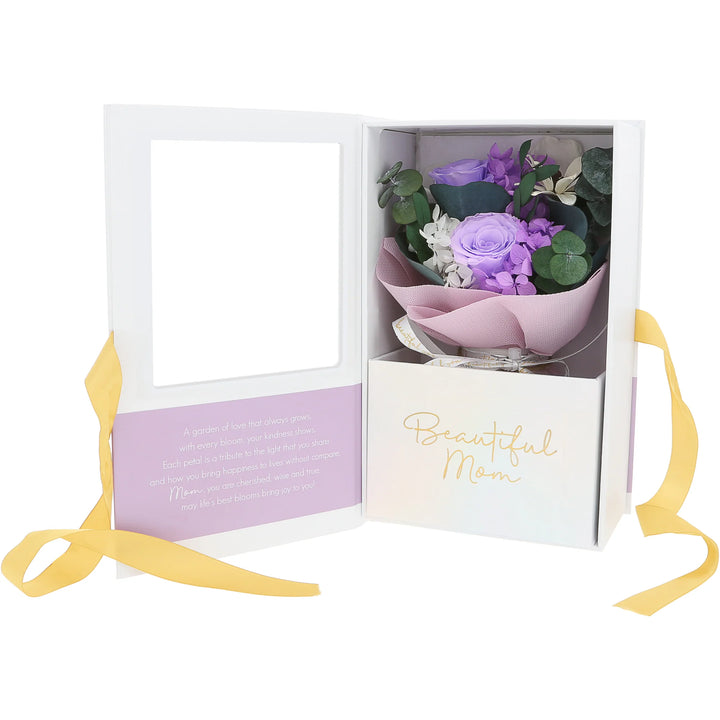 Mom - Purple Preserved Floral Bouquet