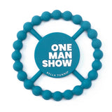 One Man Show Teether Blue