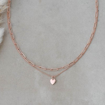 Paper Clip Heart | Necklace