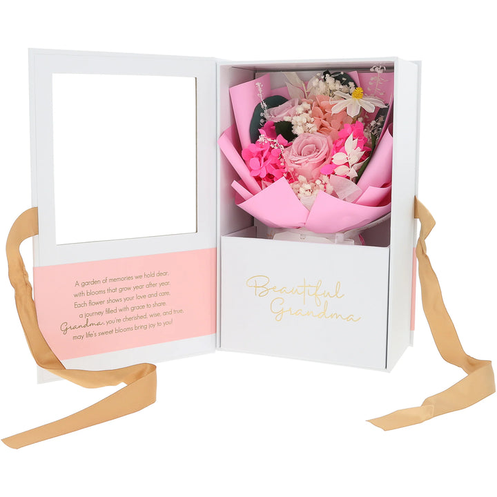 Grandma - Pink Preserved Floral Bouquet