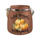 LED Harvest Glass Jar