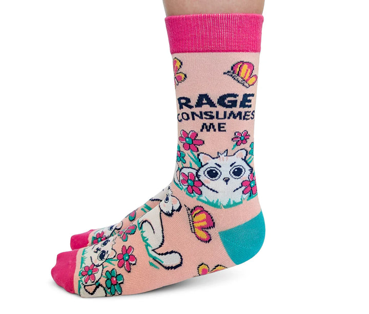 Rage Consumes Me  | Womans Socks