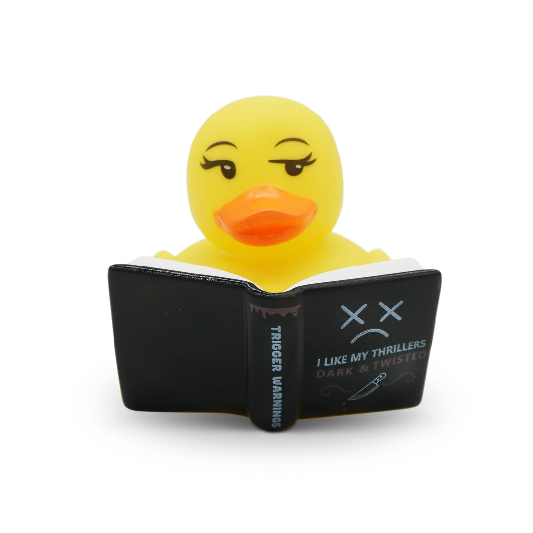 I Like My Thrillers Dark &amp; Twisted | Punchkins Rubber Duck