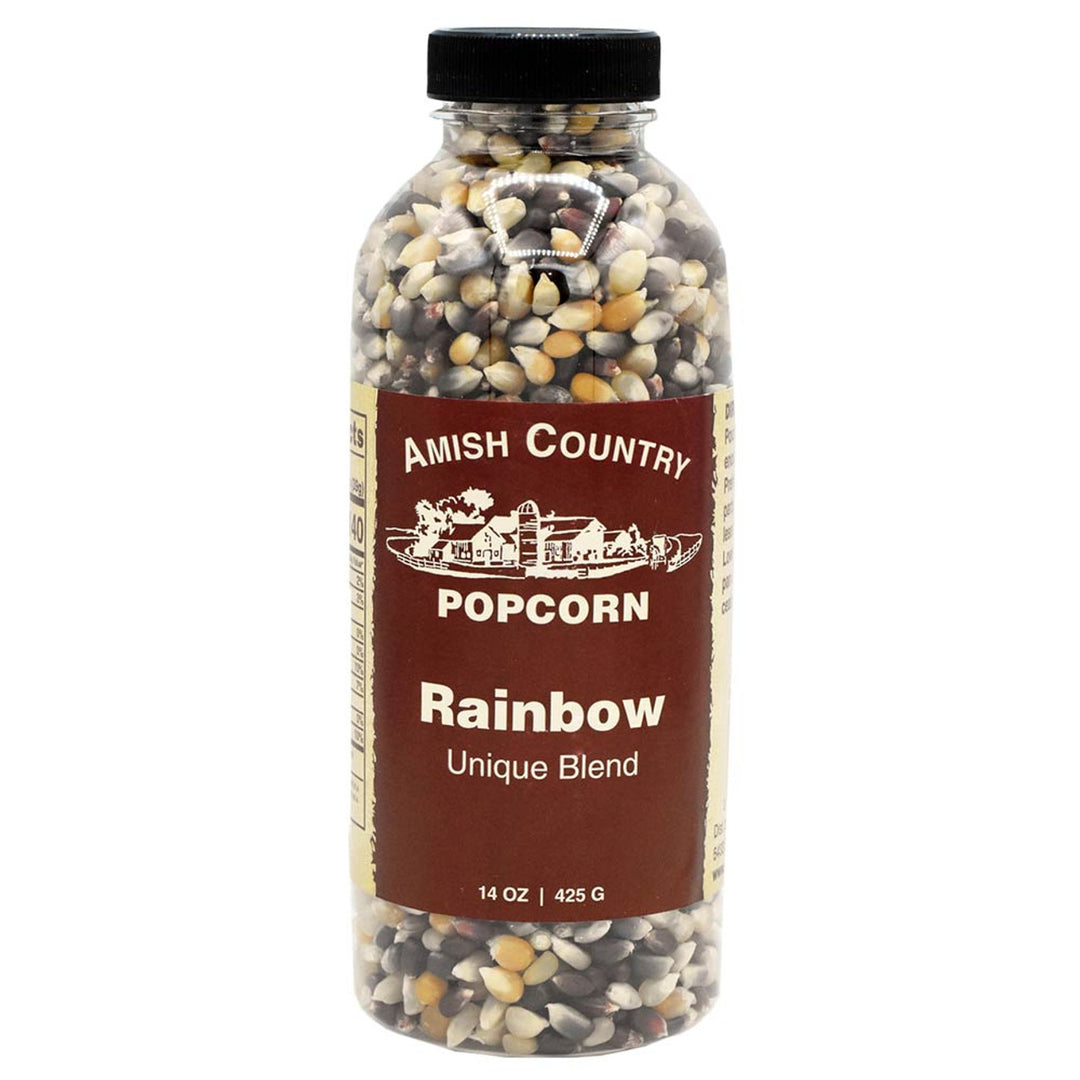 14oz Bottle of Rainbow Popcorn