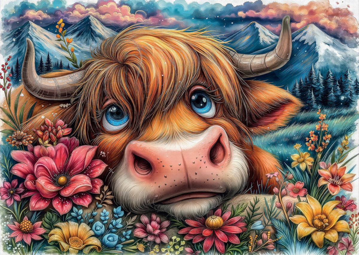 Scottish Highland Spirit 1000 piece Delfy puzzle artwork