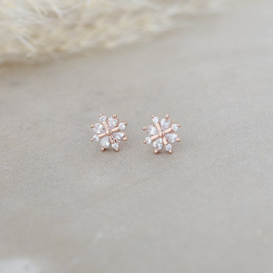 Snow Crystal Studs | Earrings