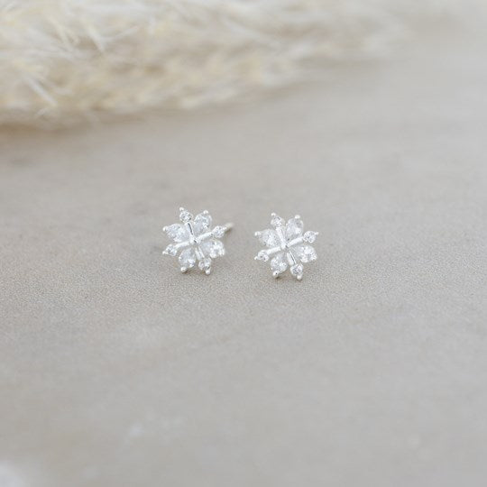 Snow Crystal Studs | Earrings