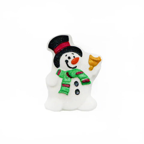 Snowman With Bell | Bath Bomb Shape