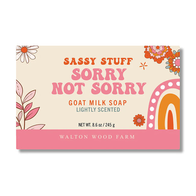 Sorry Not Sorry Goat Milk Soap Bar