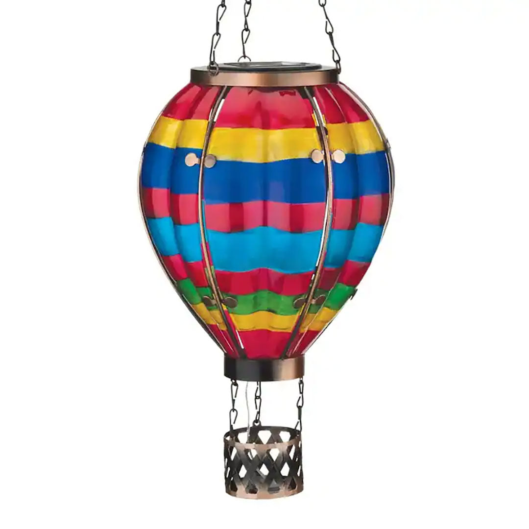 Multi Stripe (LG) | Solar Hot Air Balloon Light