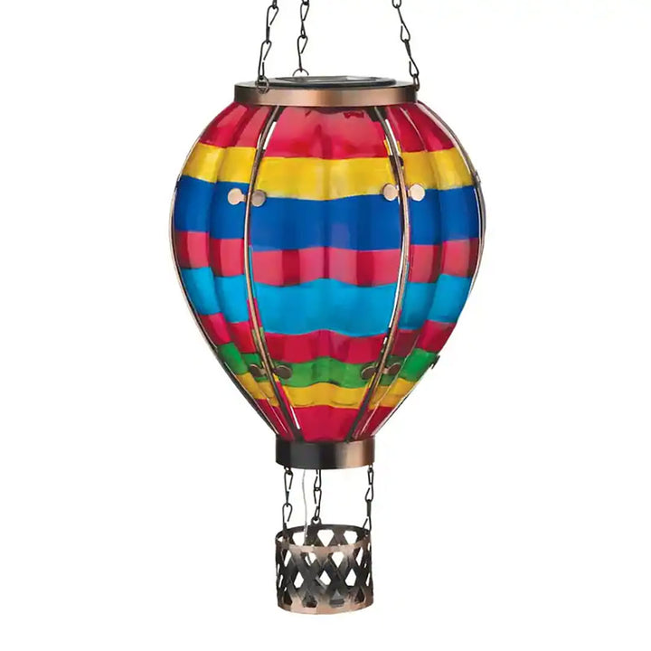 Multi Stripe (LG) | Solar Hot Air Balloon Light